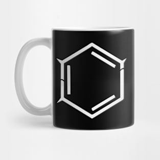 DOPEamine White Logo Mug